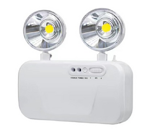 Emergency LED Suface 2*5W ABS 8000K Non-maintained Rechargeable Emergency LED Dual-head Light 