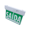 Cheaper New Acrylic with ABS Frame Rechargeable Maintained Wall Mounted Emergency White LED Exit Sign Lights