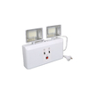 LED Rechargeable Battery Emergency Fire Fighting 2X6w Twin Heads Lamp