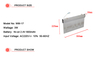 Customized LED Emergency Exit Sign Lighting WM17