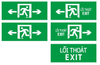 Emergency Exit Lights PVC Pictogram or Signs