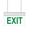 Hang Safety Emergency Exit Sign LED Light Rechargeable Ni-cd Battery Green Printing Exit Sign LED Light