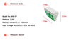 LED Customized Silk Print /Transparent Acrylic Panel Transparent Safety Emergency Exit Light