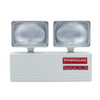 LED Rechargeable Twin Heads Safety Emergency Light