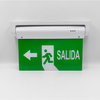 LED Customized Silk Print /Transparent Acrylic Panel Transparent Safety Emergency Exit Light