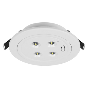 LED Emergency Lights, LED Down Light with Rechargeable Battery, Recessed / Surface Installation, Emergency 4pcs Chips LED Downlight