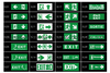 Double Side LED Emergency Exit Light