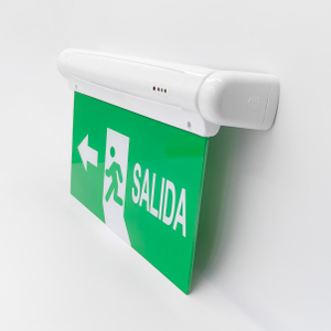 LED Customized Silk Print /Transparent Acrylic Panel Transparent Safety Emergency Exit Light