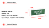 LED Rechargeable Emergency Safety Exit Light Sign
