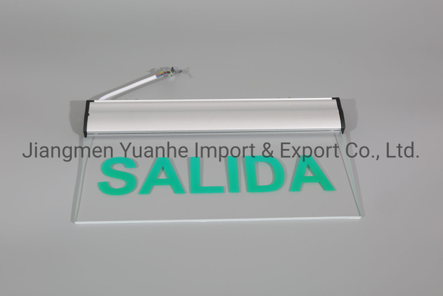 Transparent LED Emergency Exit Light