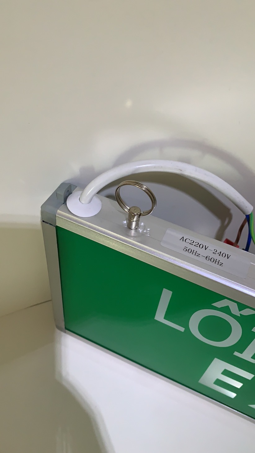 LED Rechargeable Emergency Battery Safety Customized Pictogram Exit Lamp