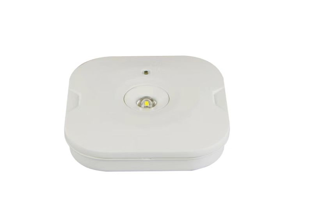 New Model Mini Square Rechargeable Non-maintained Lithium Bettery Emergency LED Downlight