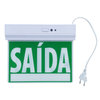 Cheaper New Acrylic with ABS Frame Rechargeable Maintained Wall Mounted Emergency White LED Exit Sign Lights