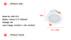 LED Non-Maintained Rechargeable Battery Emergency Downlight