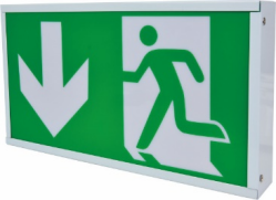 LED Rechargeable Battery Emergency Exit Safety Lamp Maintained
