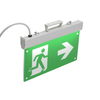 Hang Safety Emergency Exit Sign LED Light Rechargeable Ni-cd Battery Green Printing Exit Sign LED Light