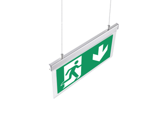 New CE And CB Rechargeable Ni-cd Battery Maintained Wall Mounted Emergency White LED Exit Sign Lights