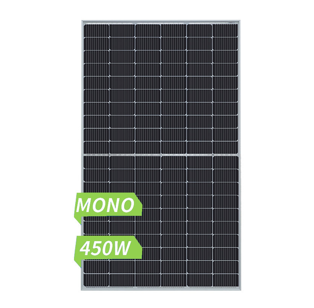 Solar Panel PV Panel Mono Half-Cut Glass Module 450W 120PCS Solar Cells Solar Energy System