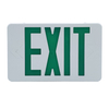 Rechargeable Plastic White Housing Exit Sign LED Emergency Light