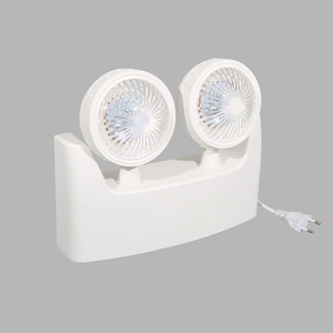 Twin-head LED light Non-maintained Rechargeable Lion battery Emergency dual head LED lights
